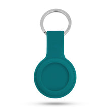 Load image into Gallery viewer, Silicone Key Ring Holder Case Cover Compatible with Apple Airtag 2021 (Black)