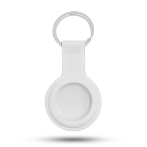 Silicone Key Ring Holder Case Cover Compatible with Apple Airtag 2021 (Black)