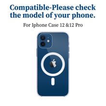 Load image into Gallery viewer, iPhone 12/12Pro Clear Case Cover with MagSafe