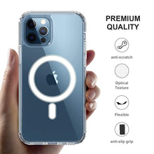 Load image into Gallery viewer, iPhone 12/12Pro Clear Case Cover with MagSafe