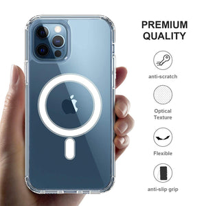 iPhone 12/12Pro Clear Case Cover with MagSafe