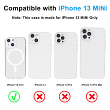 Load image into Gallery viewer, iPhone 13 Mini Clear Case Cover with MagSafe