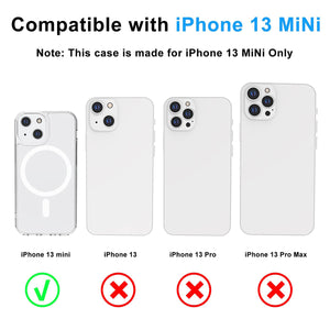 iPhone 13 Mini Clear Case Cover with MagSafe