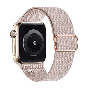  Cellfather Solo Loop Braided For Apple watch strap- pink sand