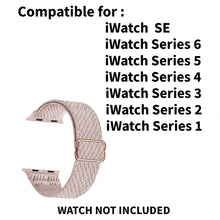 Load image into Gallery viewer, Solo Loop Braided Strap For Apple Watch 38/40/41mm- Pink Sand