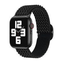 Load image into Gallery viewer, Solo Loop Braided Strap For Apple Watch 42/44/45/49mm- Jet Black