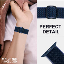 Load image into Gallery viewer, Solo Loop Braided Strap For Apple Watch 42/44/45/49mm- Midnight Blue