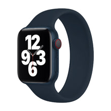 Load image into Gallery viewer, Solo Loop Elastic Silicone Strap for Apple Watch 42/44mm-Midnight Blue