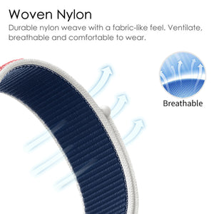 Woven Nylon Straps For Apple Watch-42/44/45mm-Great Britain