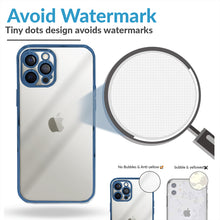 Load image into Gallery viewer, Transparent Silicone Case Cover For iPhone 12 Pro-Blue