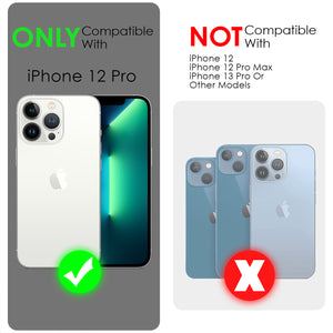 Soft Silicone Transparent Printed Case Compatible with iPhone 12 Pro-EMG Cloud