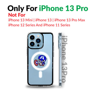 iPhone 13 Pro Printed Case Cover with MagSafe - Captain America