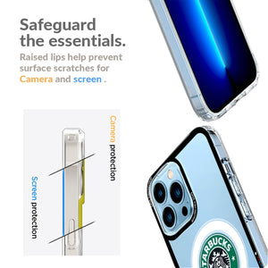 iPhone 13 Pro Printed Case Cover with MagSafe - Starbucks Coffee