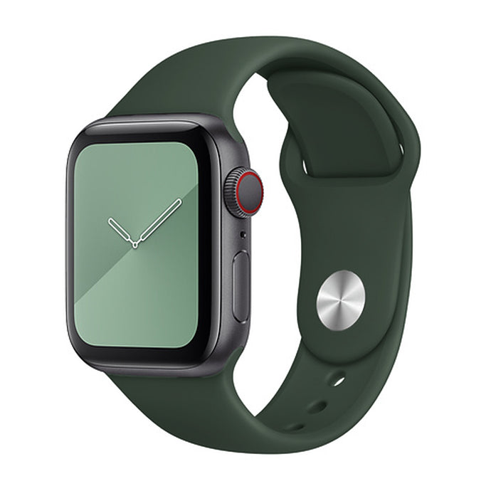 Silicone Strap For Apple Watch-Olive Green (38/40mm)