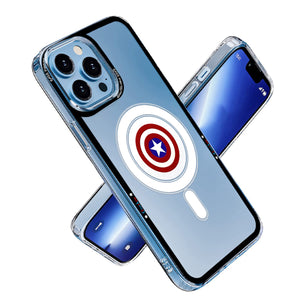 iPhone 13 Pro Printed Case Cover with MagSafe - Captain America