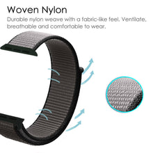 Load image into Gallery viewer, Woven Nylon Strap For Apple Watch-Anchor Gray(42/44/45mm)