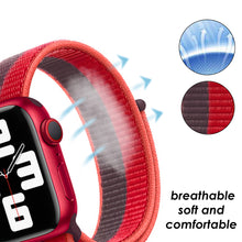 Load image into Gallery viewer, Woven Nylon Straps For Apple Watch-42/44/45/49mm-New Red 2022