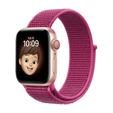 Load image into Gallery viewer, Woven Nylon Strap For Apple Watch-Dragon Fruit (42/44/45/49mm)