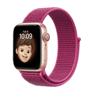 Woven Nylon Strap For Apple Watch-Dragon Fruit (42/44/45/49mm)