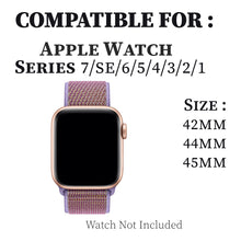 Load image into Gallery viewer, Woven Nylon Strap For Apple Watch-Lilac (42/44mm)