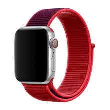 Load image into Gallery viewer, Woven Nylon Strap For Apple Watch-Red (42/44/45mm)