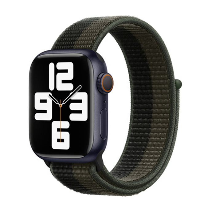 Woven Nylon Straps For Apple Watch-42/44/45/49mm-Gray