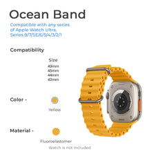 Load image into Gallery viewer, Ocean Band Straps For Apple iWatch-42/44/45/49mm-Yellow