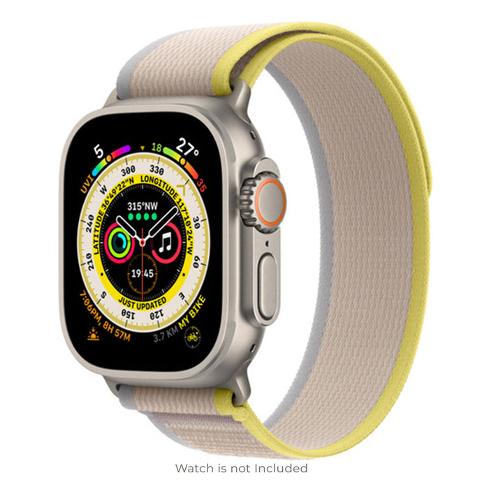 Trail Loop Band Straps For Apple iWatch-42/44/45/49mm-Yellow/Beige