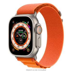 iWatch Alpine loop strap orange color
