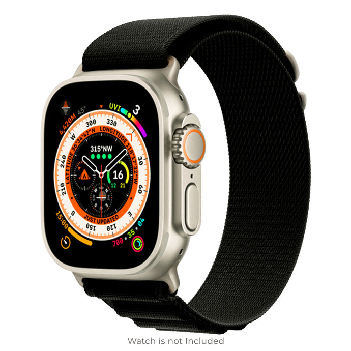 Alpine Loop Band Straps For Apple iWatch-42/44/45/49mm-Black