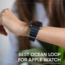 Load image into Gallery viewer, Ocean Band Straps For Apple iWatch-42/44/45/49mm-Midnight-Blue