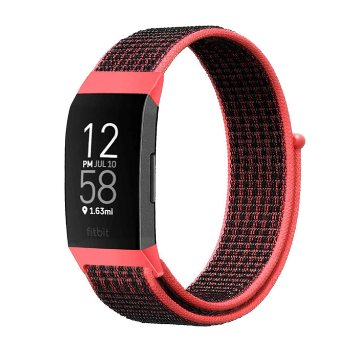 Cellfather Nylon Replacement Band For Fitbit Charge 4/ 3/ SE 