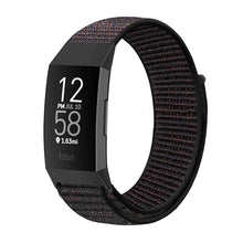 Load image into Gallery viewer, Nylon Replacement Band For Fitbit Charge 4/ 3/ SE (Jet Black)