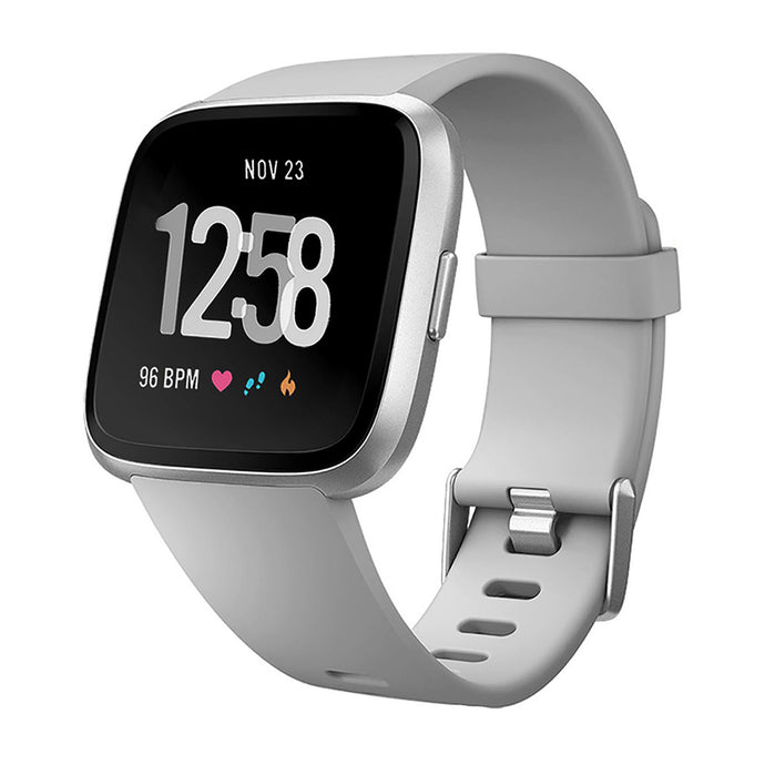 Silicone Strap For Fitbit Versa/Fitbit Versa 2/Fitbit Versa Lite Edition (Grey) - CellFAther
