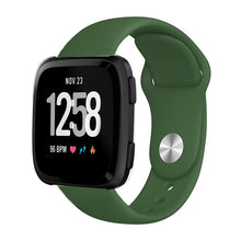 Load image into Gallery viewer, fitbit versa silicone strap green color