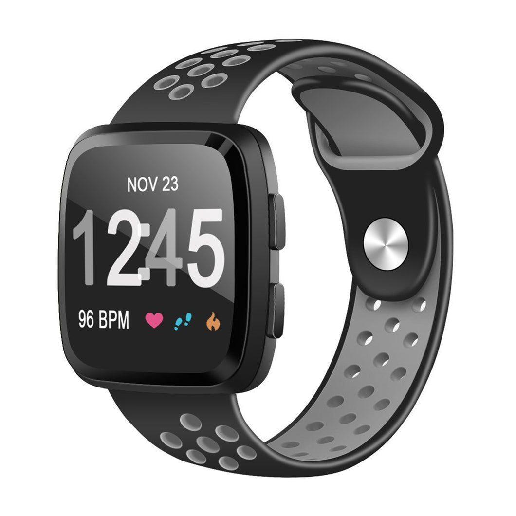 Dotted Silicone Strap for Fitbit Versa/Fitbit Versa 2/Fitbit Versa Lite Edition-