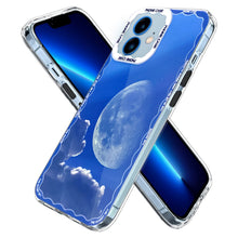Load image into Gallery viewer, Soft Silicone Transparent Printed Case Compatible with iPhone 12 -Moon