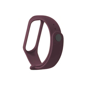 Silicone Wristband for Mi Band 4/ Mi Band 3 (Wine)