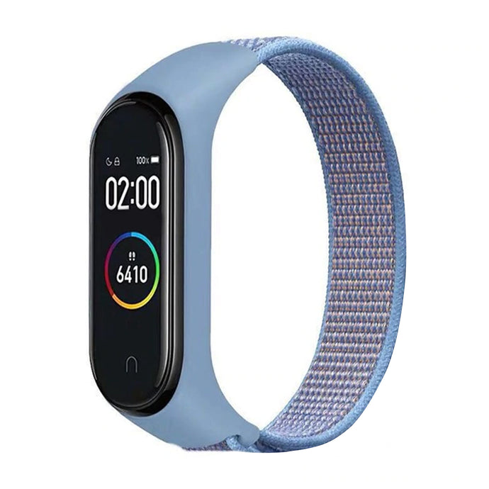 Nylon Wristband Strap for Mi Band 6/5/4/3 - Cerulean