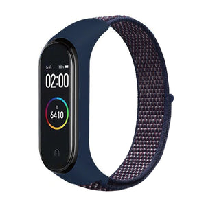 Nylon Wristband Strap for Mi Band 6/5/4/3 -Indigo