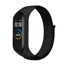 Load image into Gallery viewer, Nylon Wristband Strap for Mi Band 6/5/4/3 - Black