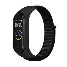 Load image into Gallery viewer, Nylon Wristband Strap for Mi Band 6/5/4/3 -jetblack