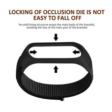 Load image into Gallery viewer, Nylon Wristband Strap for Mi Band 6/5/4/3 - Black