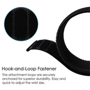 Woven Nylon Strap for Oppo Watch 41mm - Jet Black
