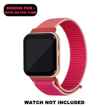 Load image into Gallery viewer, Woven Nylon Strap for Oppo Watch 41mm -Pomergranate