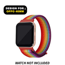 Load image into Gallery viewer, Woven Nylon Strap for Oppo Watch 46mm-Rainbow