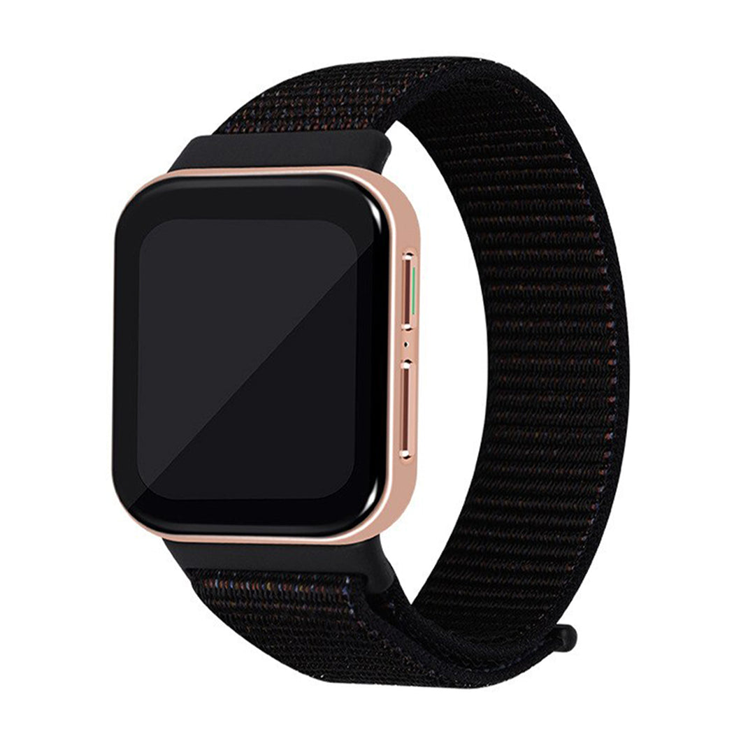 Woven Nylon Strap for Oppo Watch 46mm-Indigo