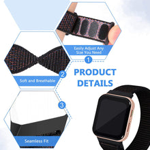 Load image into Gallery viewer, CellFAther Spider Black Woven Nylon Strap for Oppo Watch 46mm-Spider Black