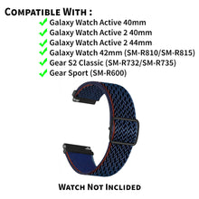 Load image into Gallery viewer, Solo Braided Loop Strap Universal for 20mm Lugs Watches-Nile Blue