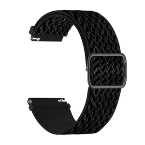 Solo Braided Loop Strap Universal for 22mm Lugs Watches-Black
